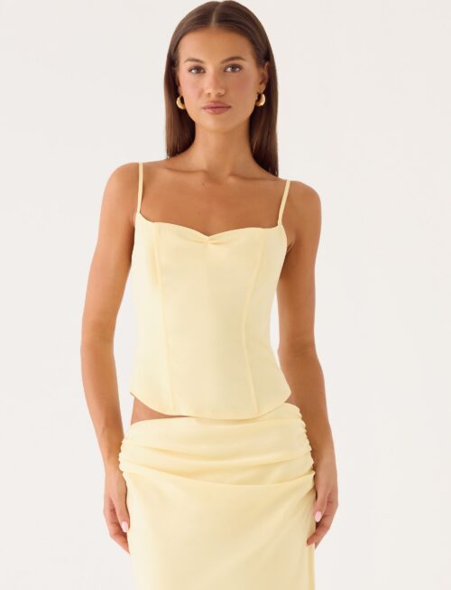 Belle Chime Bustier - Baby Yellow
