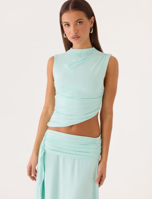 Briege Top - Aqua