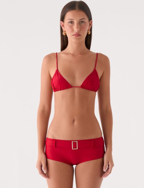 Edith Swim Shorts - Cherry