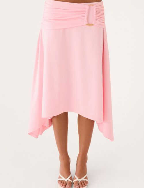Vickine Midi Skirt - Pink